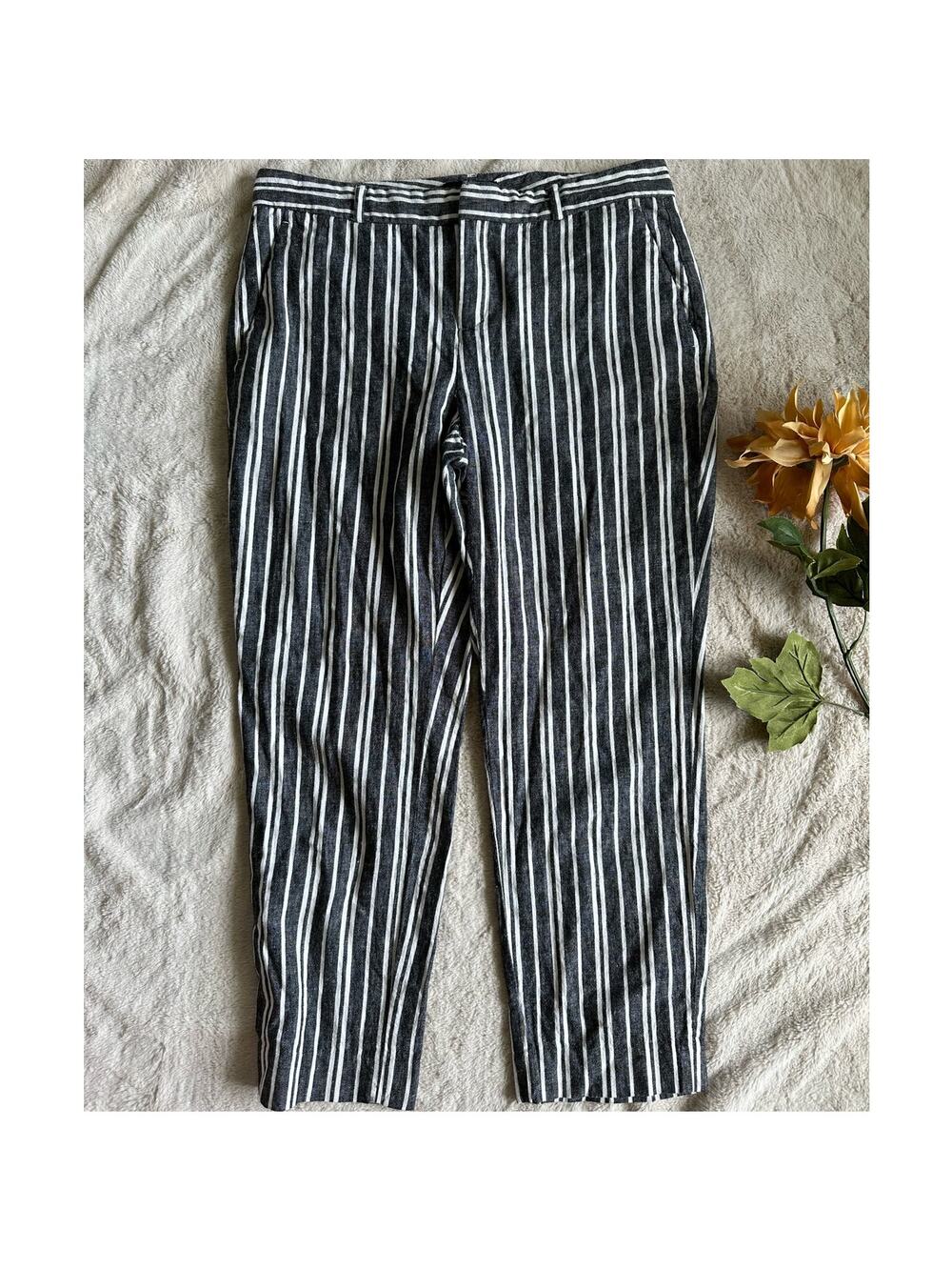 Banana Republic Crop Pants Size 6 Linen